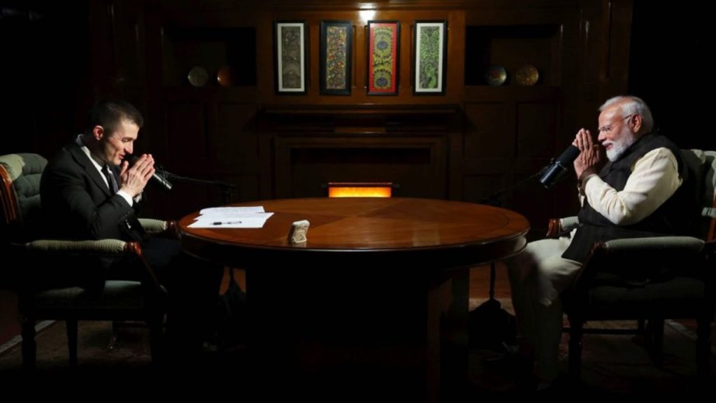 Lex Fridman American Podcaster Podcast With Pm Modi