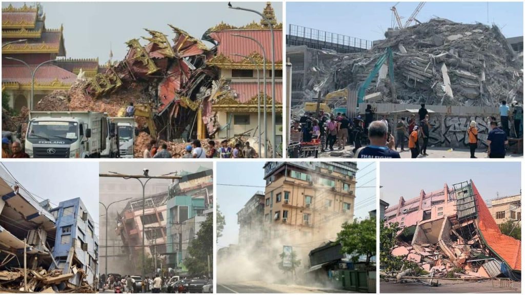 Myanmar Thailand Earth Quakes Death Toll Latest Min