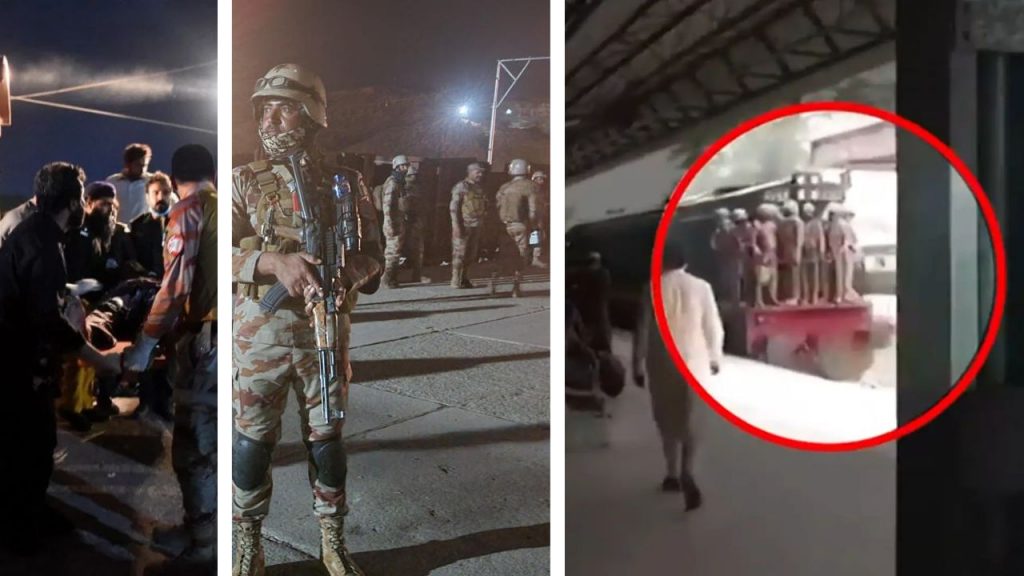 Pakistan Train Hijack Hostages Pakistan Army Bla Terrorists Baloch Liberation Army