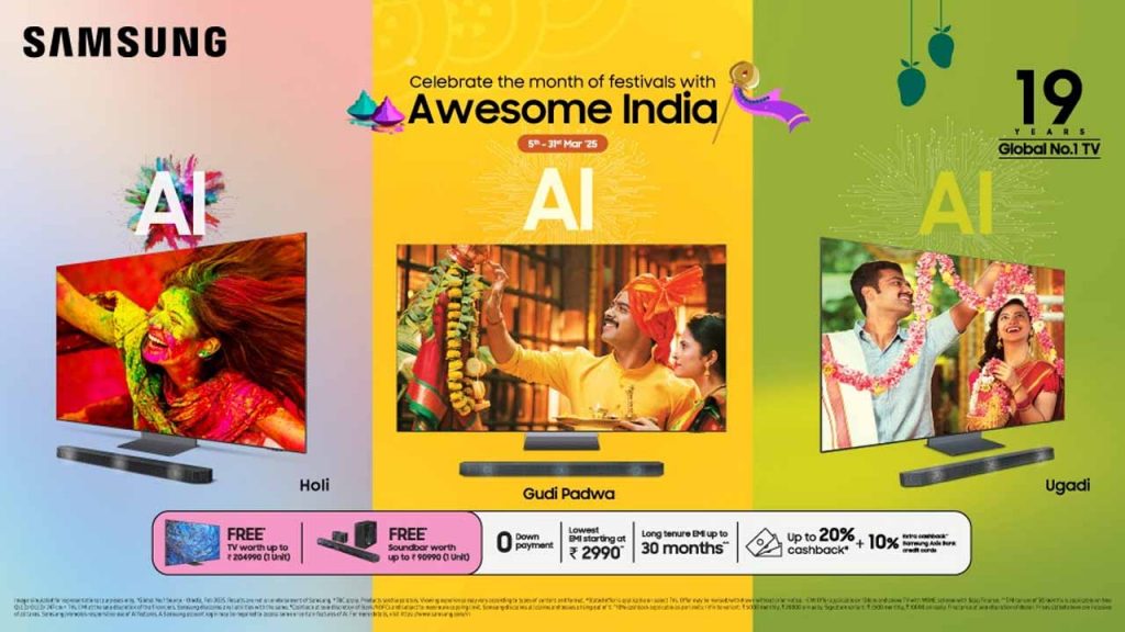 Samsung announces amazing offers and deals on AI-powered TVs