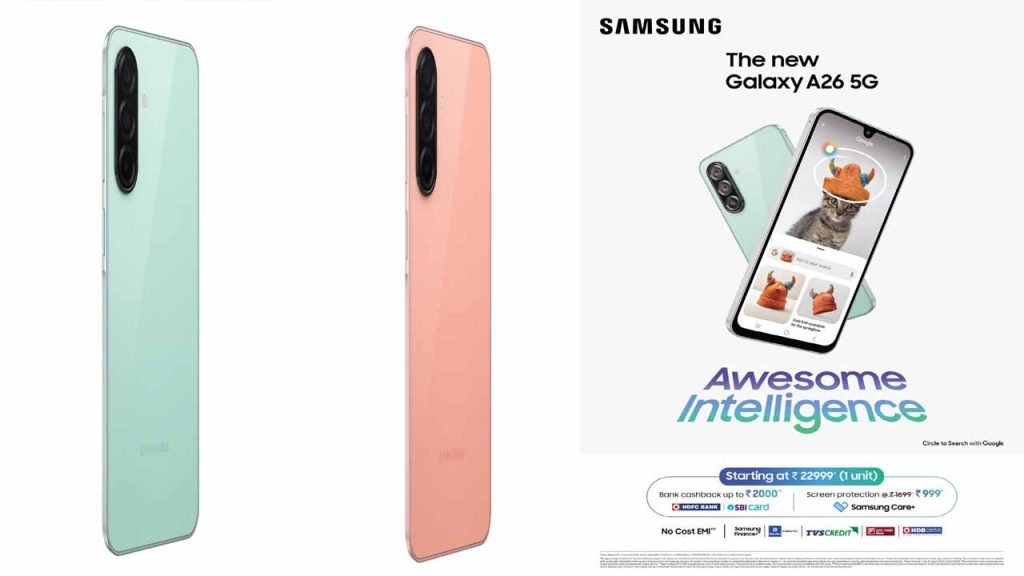 Samsung launches AI-powered smartphone, Galaxy A26 5G