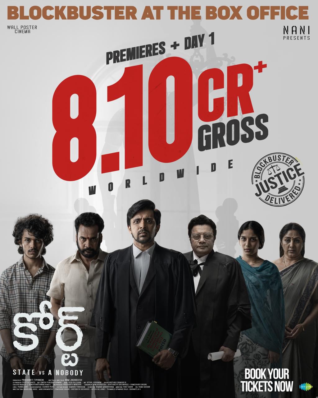 Nani Priyadarshi Court Movie First Day Collections 