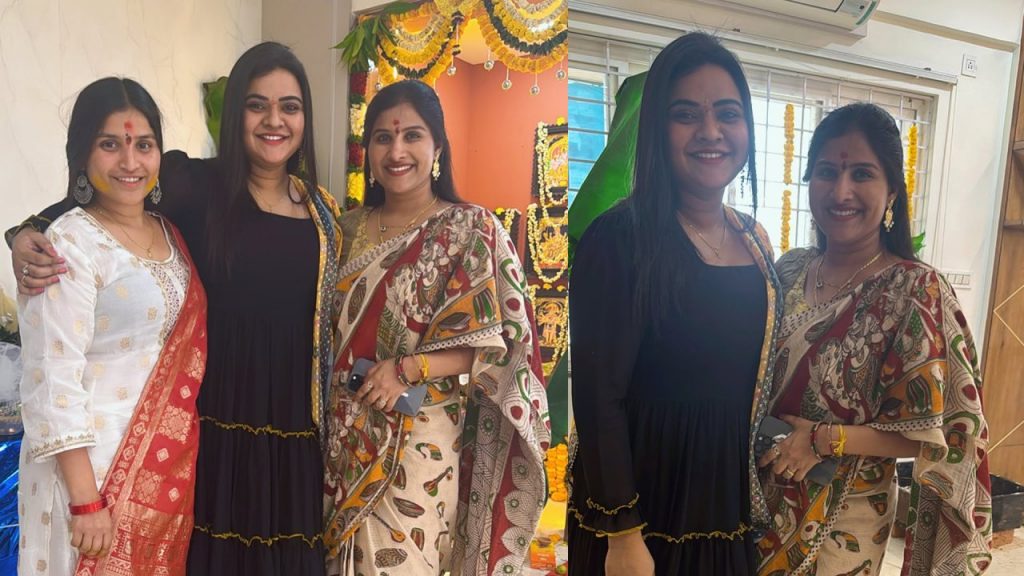 Singer Mangli New House Opening Ceremony Actress Rohini Shares Photos