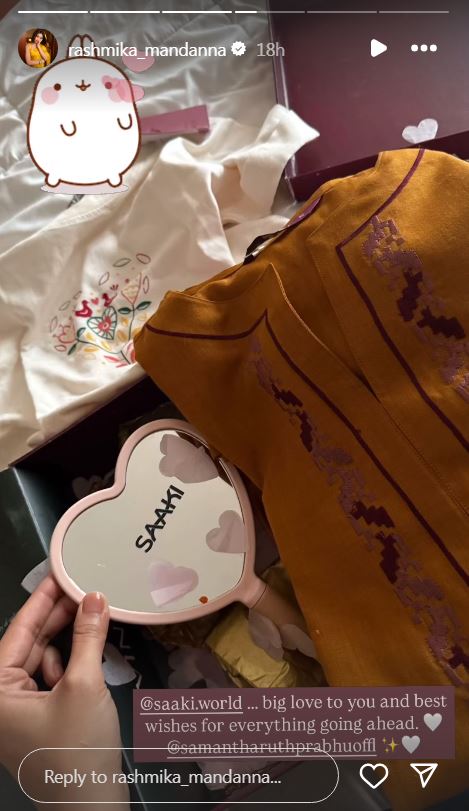 Samantha Sends Special Gift To Rashmika Mandanna