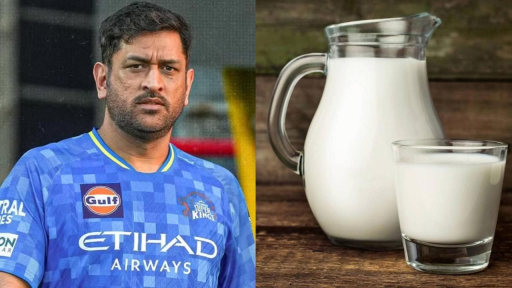 Dhoni Drink 5 Liters Of Mil