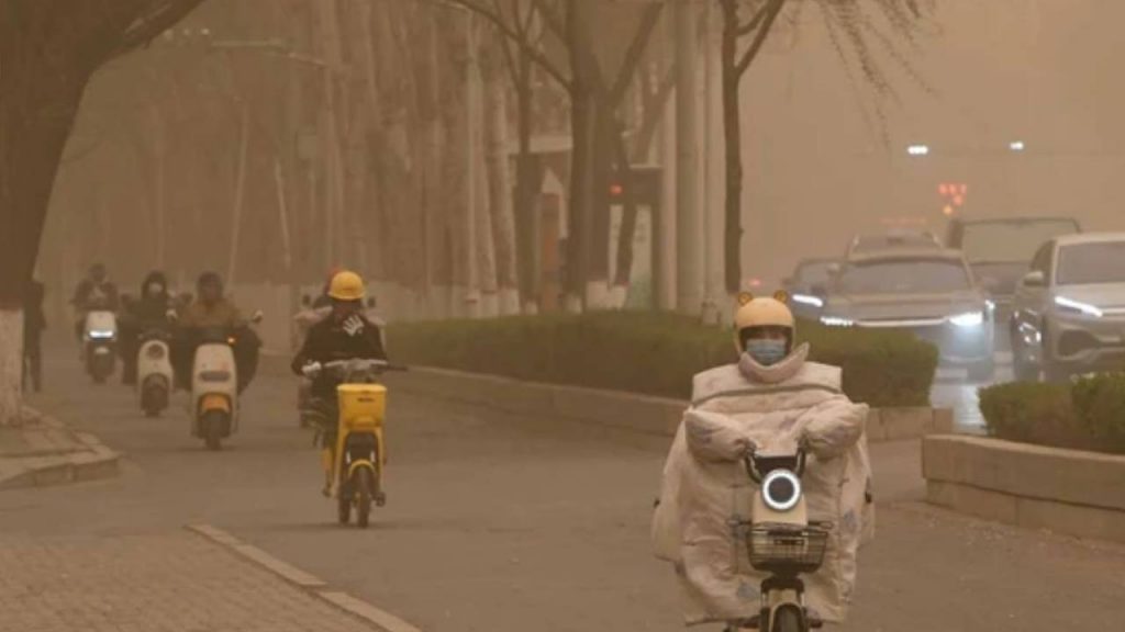 High Winds And Sandstorms Prompt Beijing