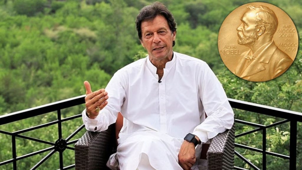 Imran Khan Nobel Peace Prize Pakistan