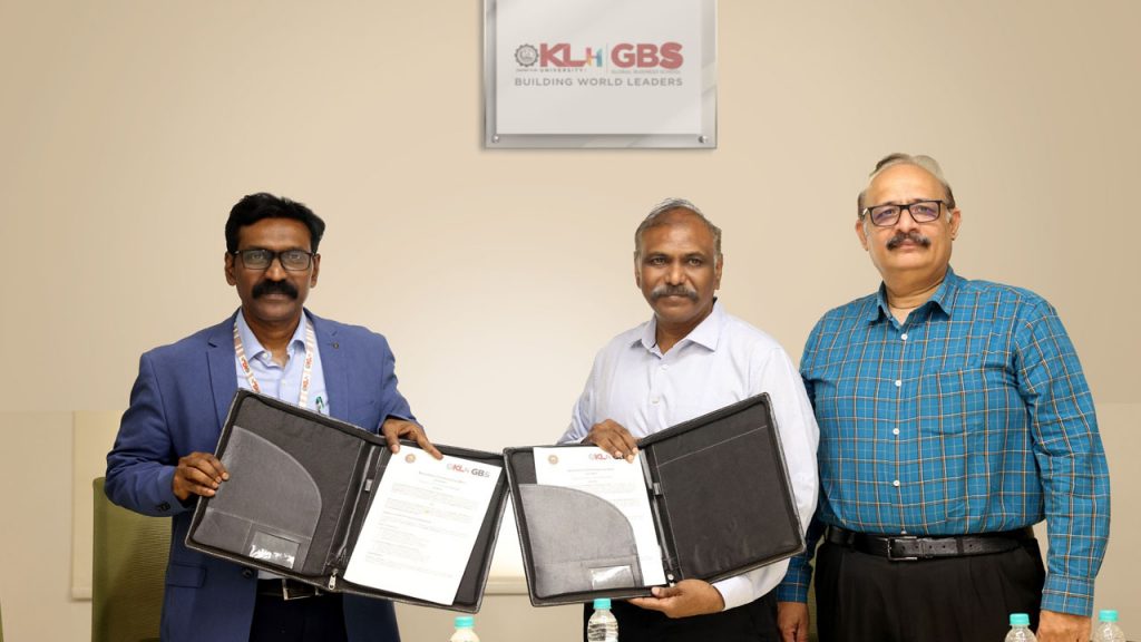Klh Global Business School Partners With Iit Kharagpur Alumnus