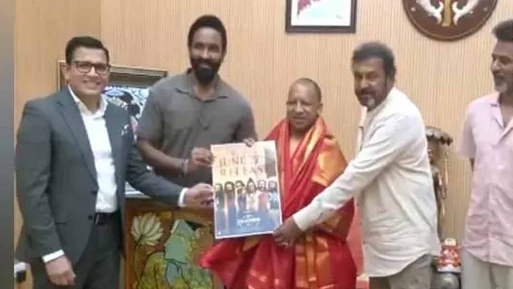 Manchu Vishnu meets UP CM Yogi Adityanath