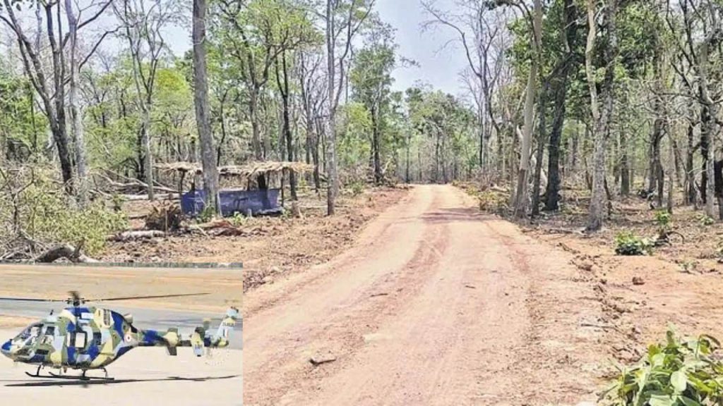 Operation Karre Guttalu Gunfire Sounds Helicopters Circling Mulugu Maoists Encounter Min
