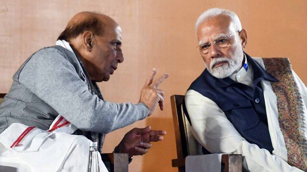 Rajnath meets Prime Minister...explanation on security preparedness