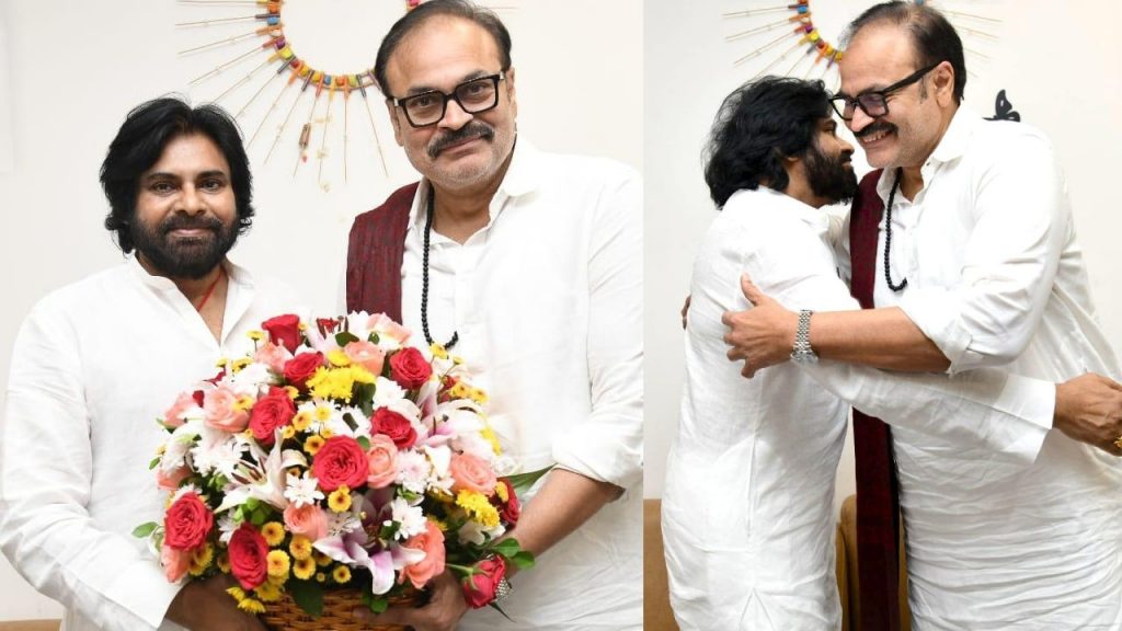 Nagababu Meets First Time Pawan Kalyan after MLC Oath Ceremony
