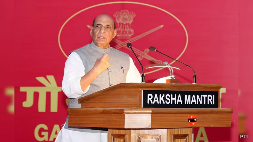 Rajnath Singh Warning