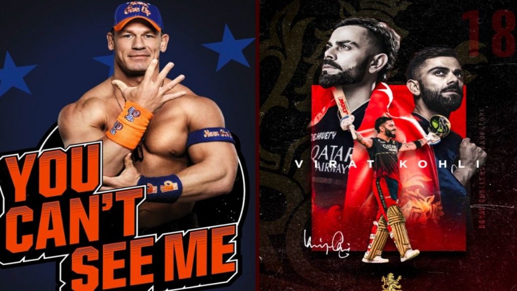 John Cena- Virat Kohli