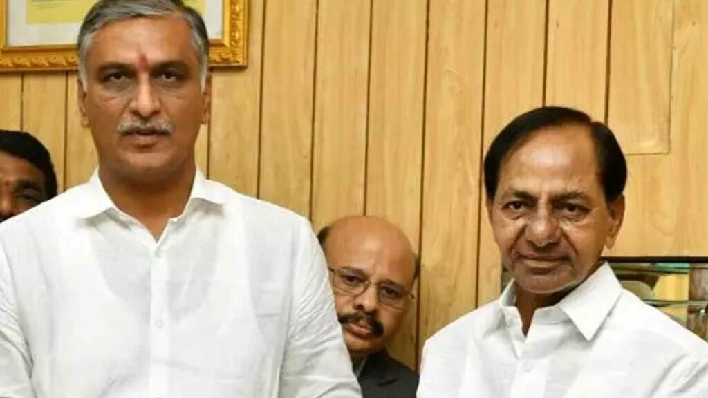 Harish Rao meets KCR..Key discussions in the wake of Kaleshwaram inquiry notices!