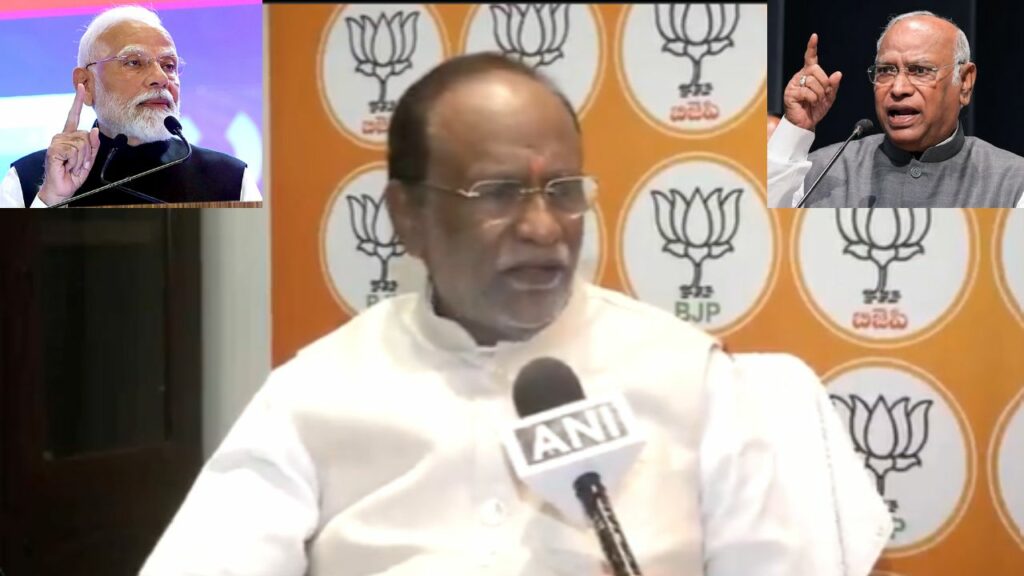Bjp Mp K Laxman Congress Chief Kharge India Indian Economy Pm Modi