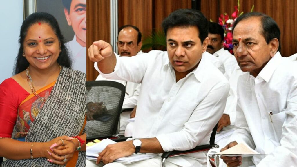 Brs Mlc Kavitha Kcr Ktr Politics