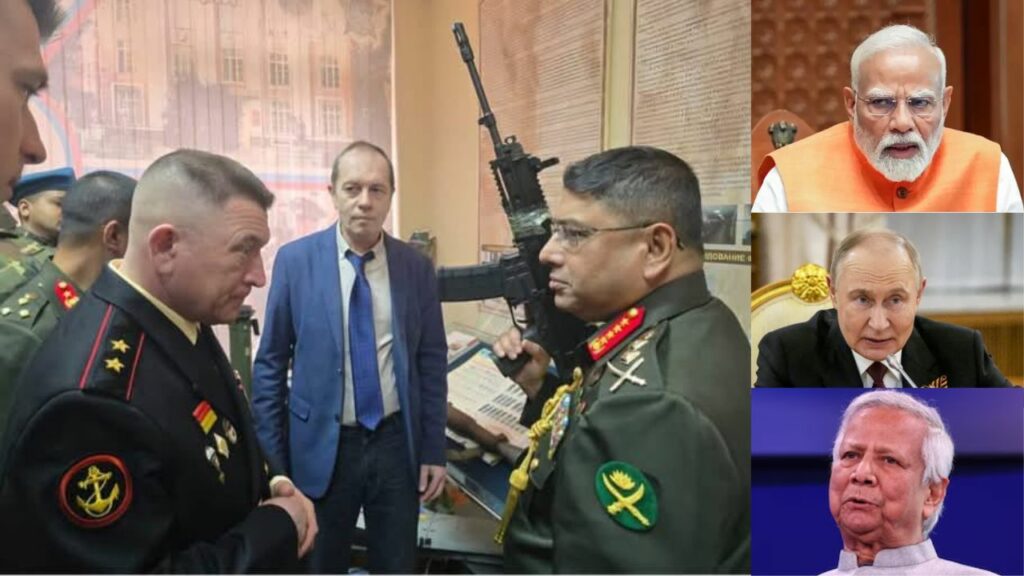 Bangladesh Army Coup Bangladesh Army Chief Russia Visit Muhammad Yunus India