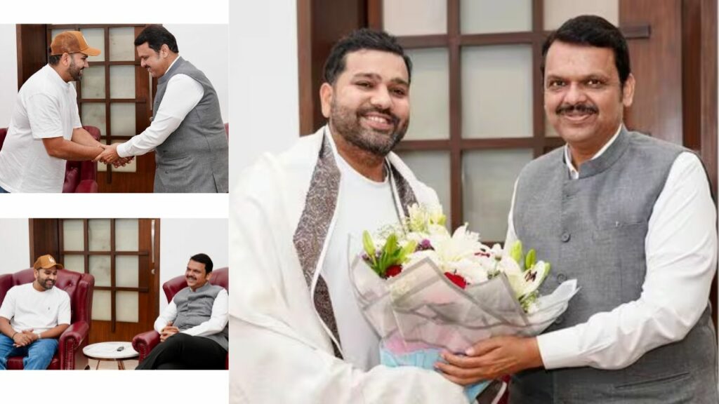 Cricketer Rohit Sharma Politics Maharashtra Cm Devendra Fadnavis