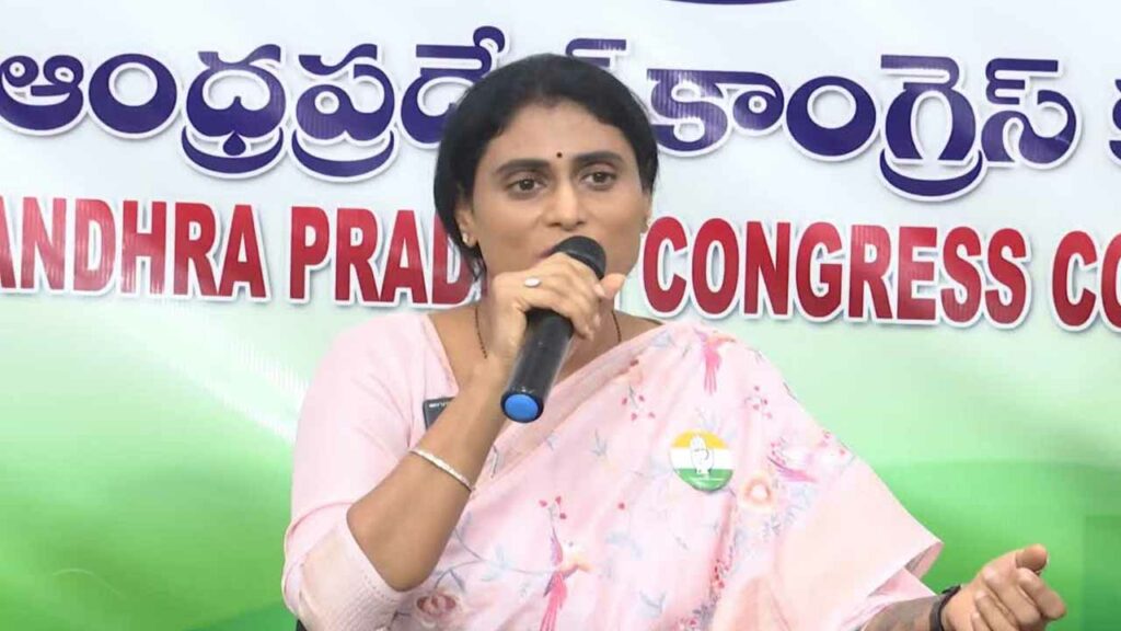 Daily thriller series on liquor mafia during Jagan's rule: Sharmila