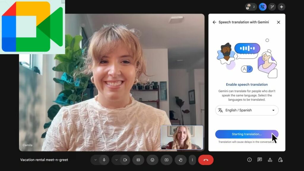 Google Meet Video Calls Live Speech Translation