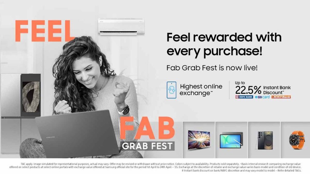 Huge discounts on Samsung devices..!
