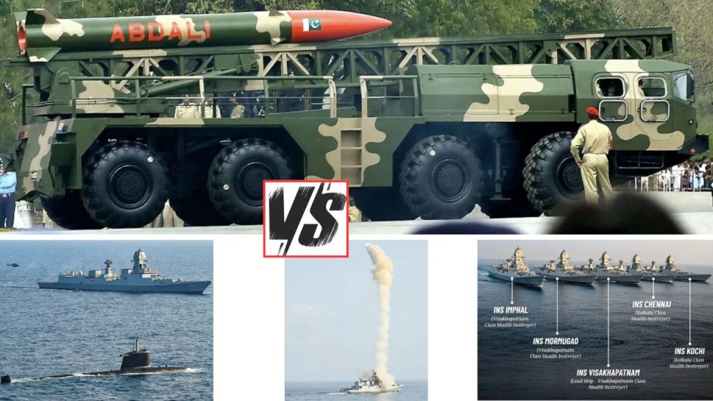 India Vs Pakistan Abdali Weapon System Missile Indian Navy Trident Of Power