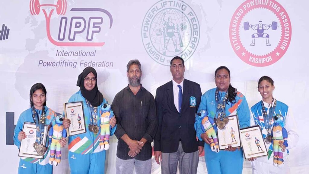 KL Deemed to Be University students win gold medals at 2025 Asian Powerlifting Championships
