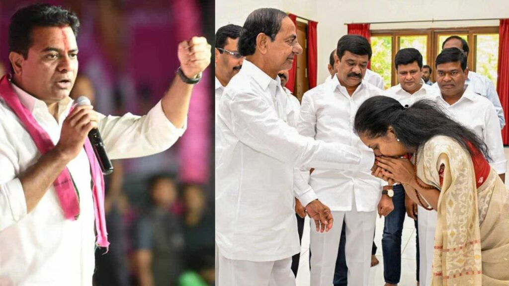 Ktr Vs Kavitha Ktrs Coronation Brs Boss Kavithas Letter To Kcr