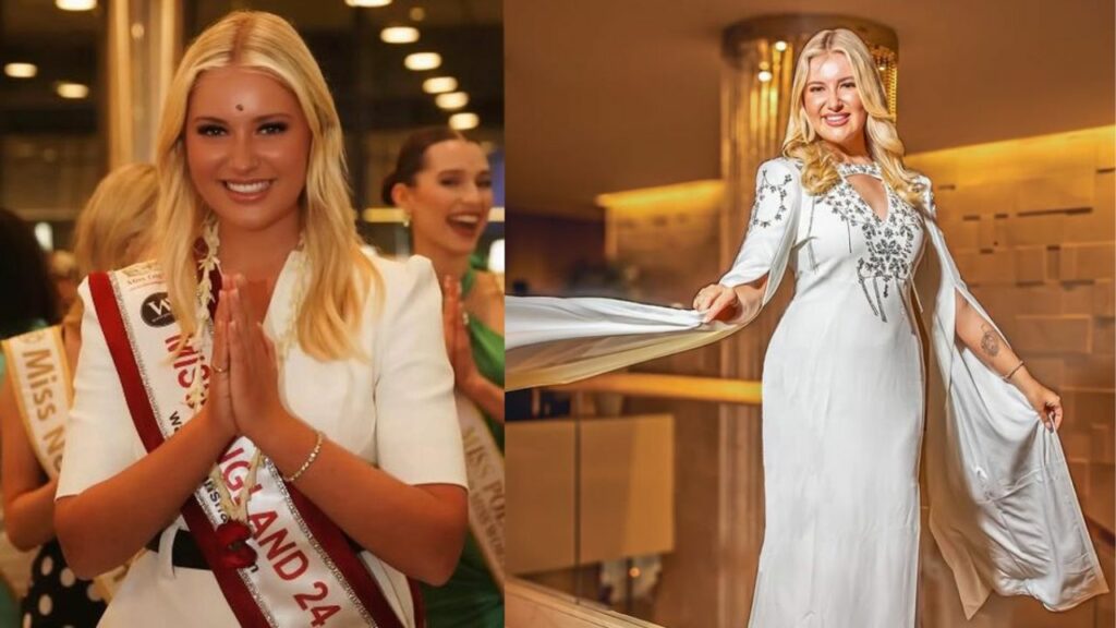 Milla Magee Miss World Pageant Telangana Miss World England 2025