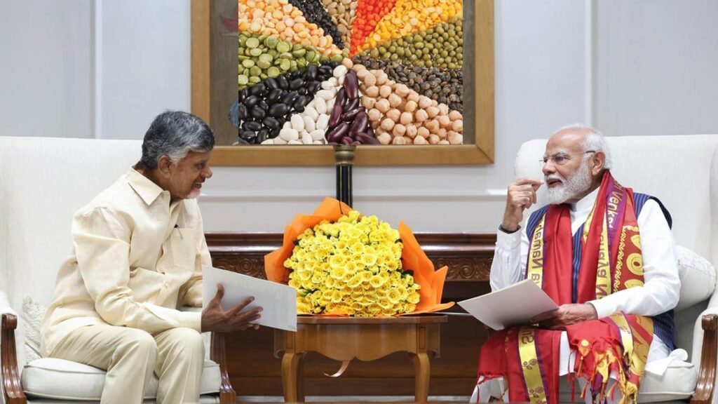 Modi Asked Chandrababu Naid