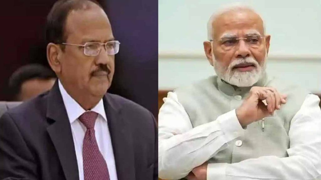 National Security Advisor Ajit Doval meets Prime Minister Modi