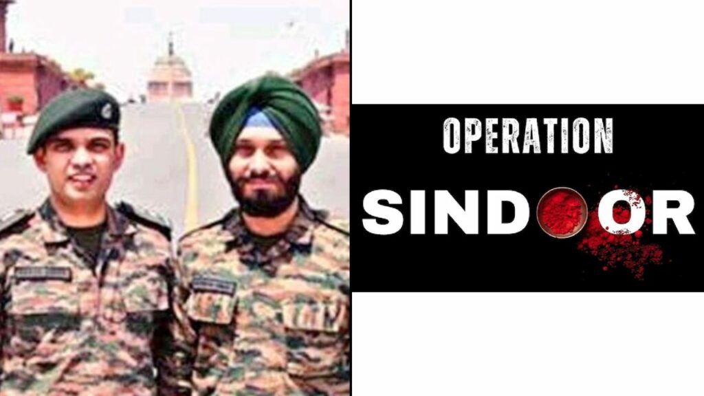 Operation Sindoor Logo Harsh Gupta Havaldar Surinder Singh Indian Army 