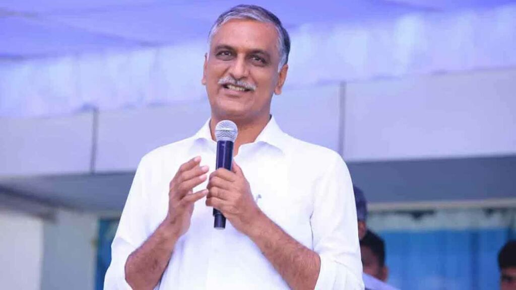 PCC President should act as befits his position: Harish Rao