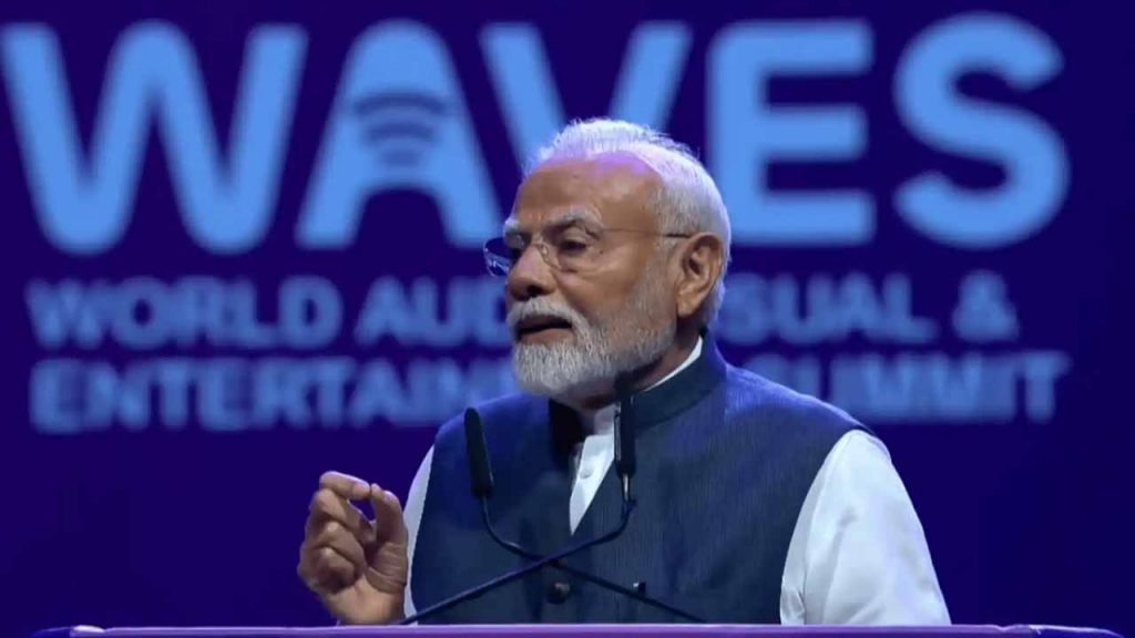 PM Modi launches 'Waves' 2025