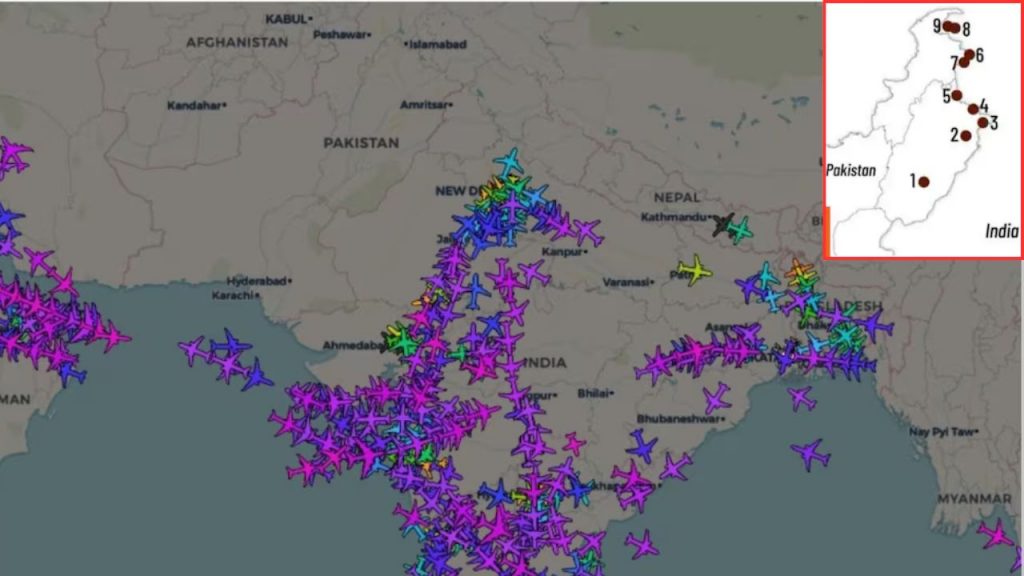 Pakistan Airspace Empty Indian Airstrike Terrorist Camps Indian Airspace