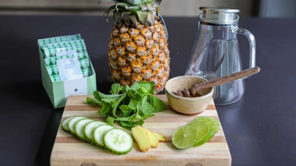 Pine Apple Green Tea