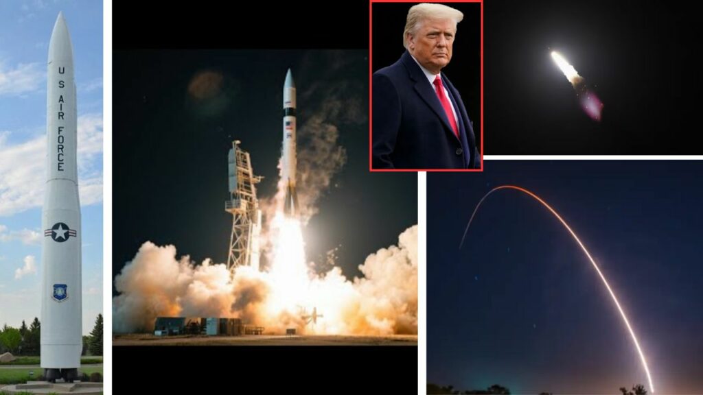 Powerful Nuclear Missile Minuteman Iii Us Donald Trump