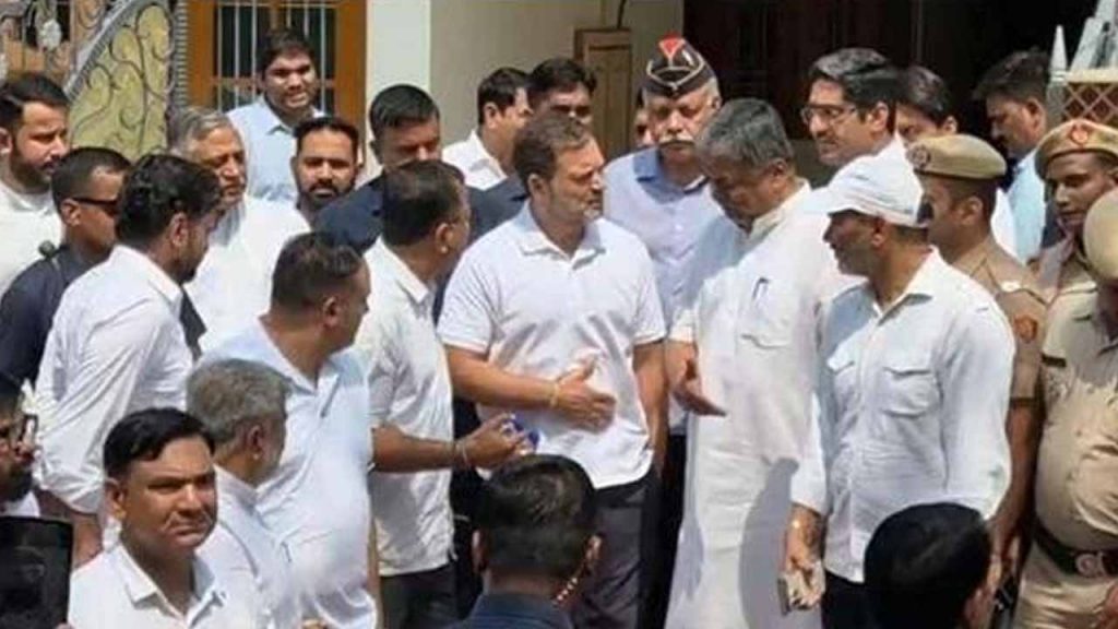 Rahul Gandhi visits Pahalgam terror attack victim's family