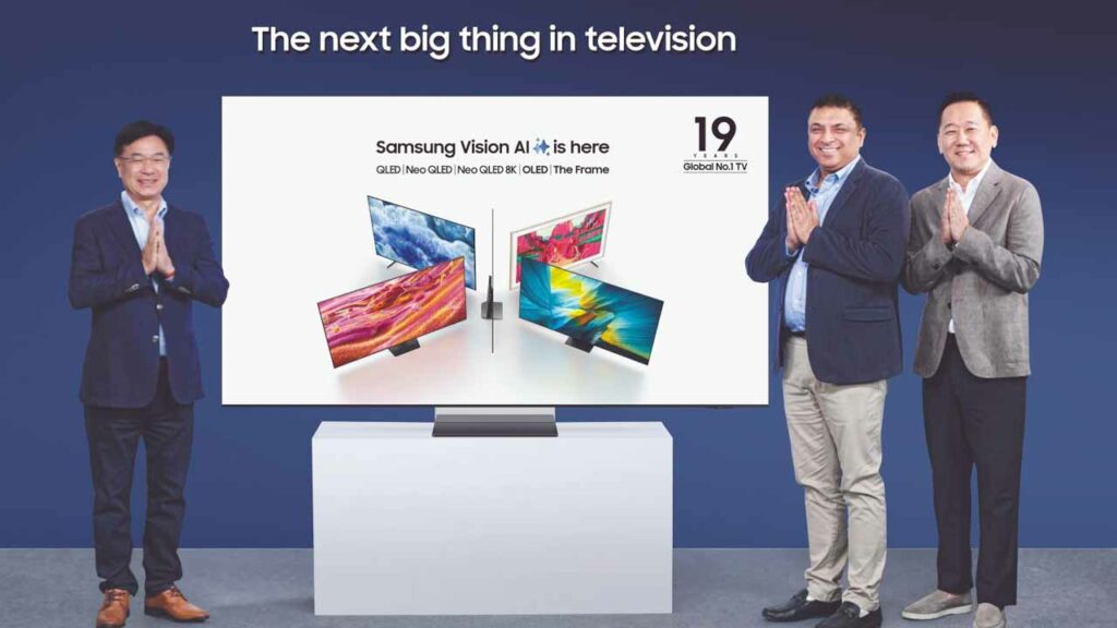 Samsung crosses Rs 10,000 crore sales mark in television business