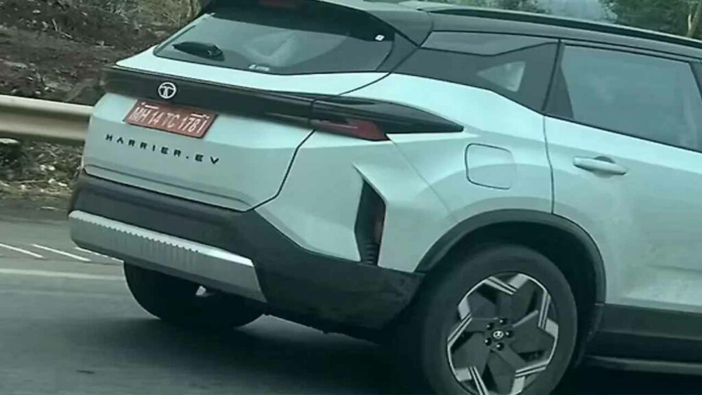 Tata Harrier EV on-road test ahead of announcement