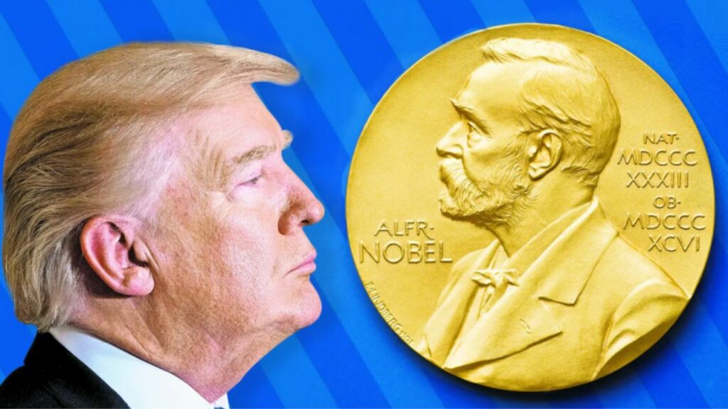 Us President Donald Trump Nobel Peace Prize