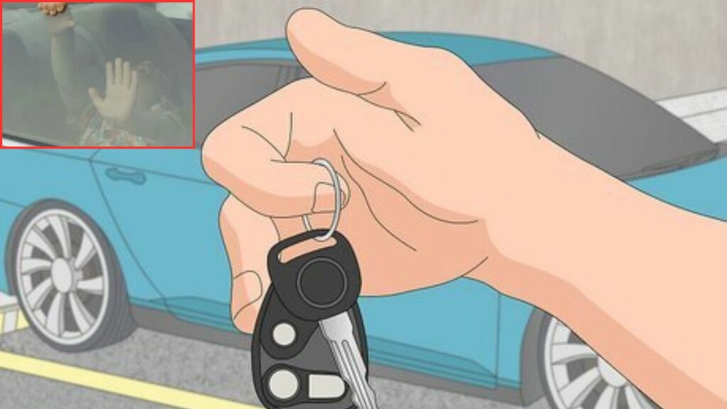 Vizianagaram Car Door Lock Incident Children Locked In Car Children Trapped In Car  