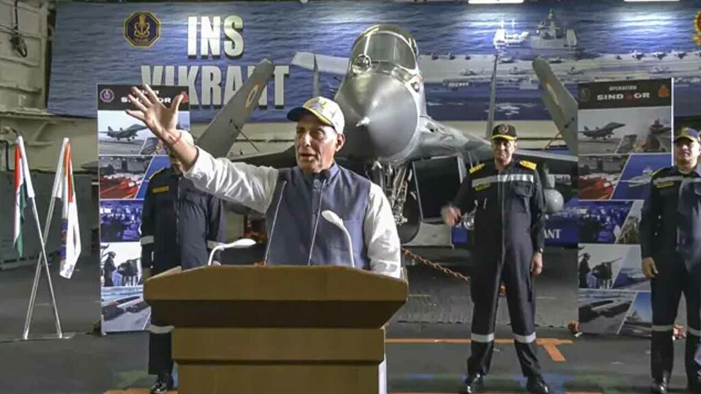 Your preparedness is a strong warning to your cousin: Defence Minister Rajnath Singh
