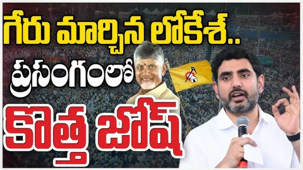 Lokesh Speech Mahanadu