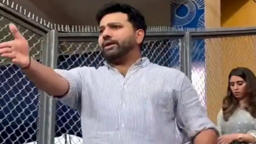 Rohit Sharma Angry