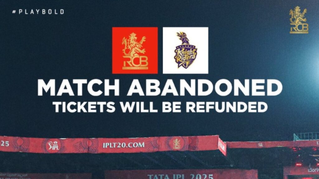 RCB Ticket Refund