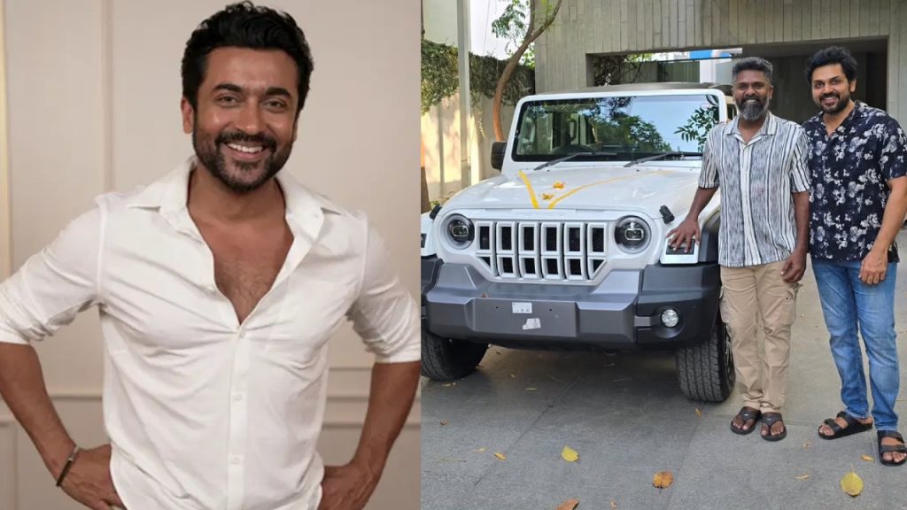 Suriya Gifted Mahindra White Thar to Karthi Director Prem Kumar