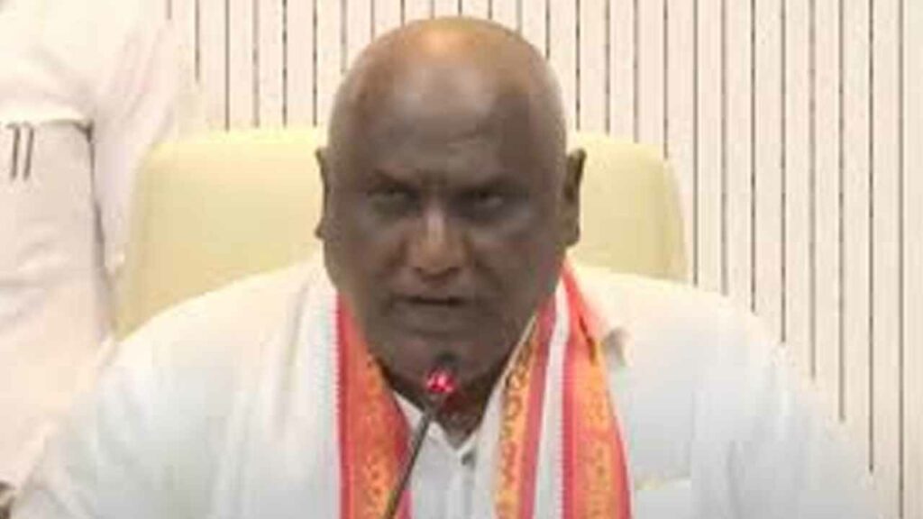 Adluri Lakshman takes charge as minister
