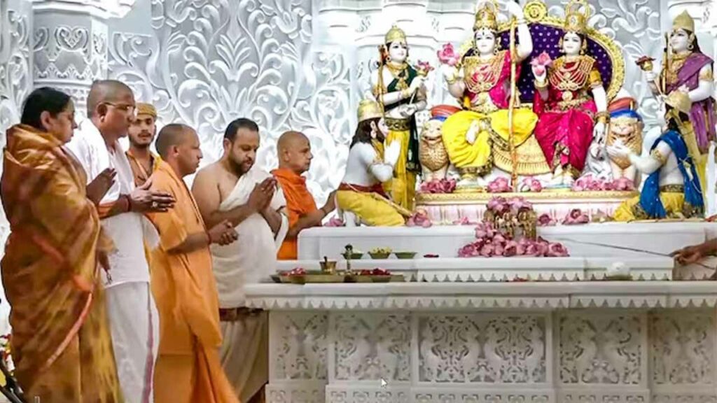 Another idol installation ceremony at Ayodhya Ram Temple